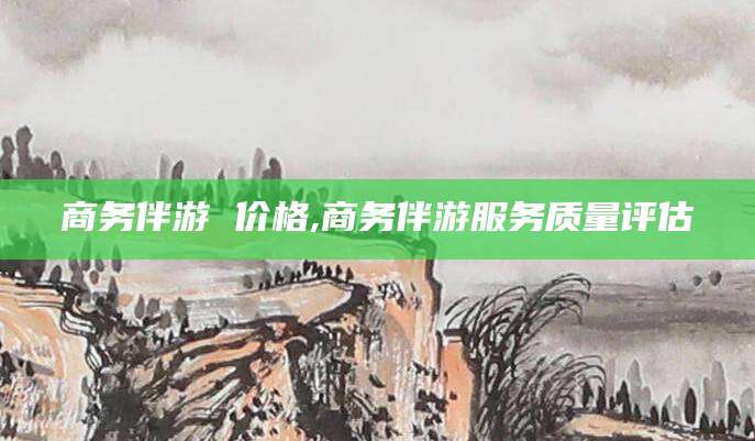 芜湖商务伴游 价格,商务伴游服务质量评估
