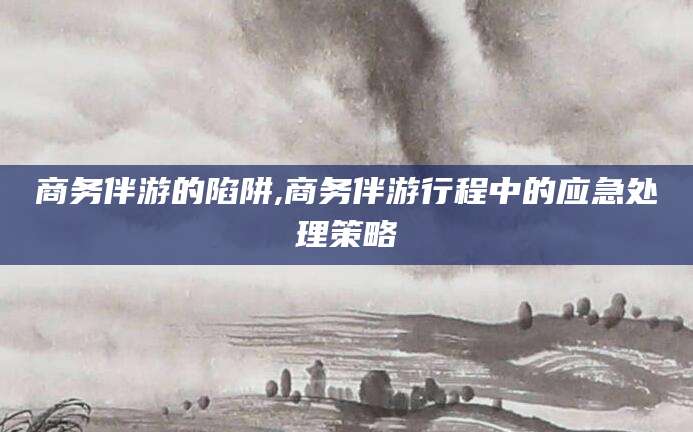 芜湖商务伴游的陷阱,商务伴游行程中的应急处理策略